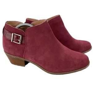 Vionic Millie Orthotic Comfort Ankle Boot Suede Boho Coastal Cowgirl Womens 8.5